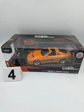 새상품 하자품 Jada 1/24 와일드 스피드 도요타 수프라 피규어 포함
