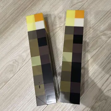 Minecraft 마인크래프트 횃불 2개 세트 벽 설치 가능