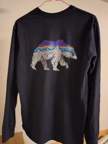 파타고니아 롱 T 네이비 곰 S~M