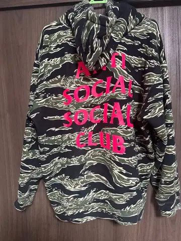 ANTI SOCIAL SOCIAL CLUB 카모플라쥬 후드티 L 사이즈