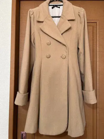 INGNI 잉그 베이지 플레어 코트 M