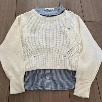 Coco Deal 아이보리 니트 스웨터 사이즈 2