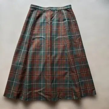 Mademoiselle NON NON 플레어 롱 스커트 그린 계열