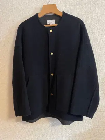 르 그라지크 울 나일론 모사 컬러리스 숏코트 LG-A0252