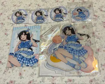 모노가타리 시리즈 복권 아크릴 스탠드 캔뱃지 아크릴 키링 브로마이드 월화