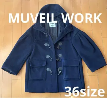 [ 36 ] MUVEIL WORK 더플 코트 네이비