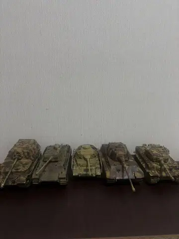 타미야 독일 탱크 5대 세트 1/72