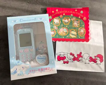 미개봉 새상품 폴더폰 모양 탁상시계 산리오 시나모롤