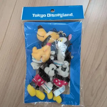 도쿄 디즈니랜드 캐릭터 스트랩 4개 세트