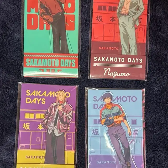 사카데이 로손 편의점 콜라보 아크릴 스탠드 1탄2탄 나구모 니츠키 시시바