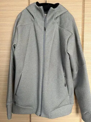 언더 아머 그레이 풀 지퍼 후디