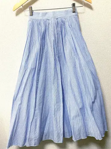 snidel 스트라이프 패턴 롱 스커트