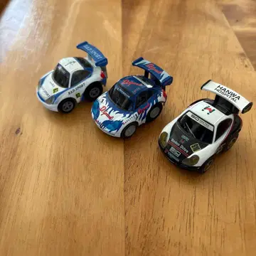 포르쉐 미니카 3대 세트 스포츠카