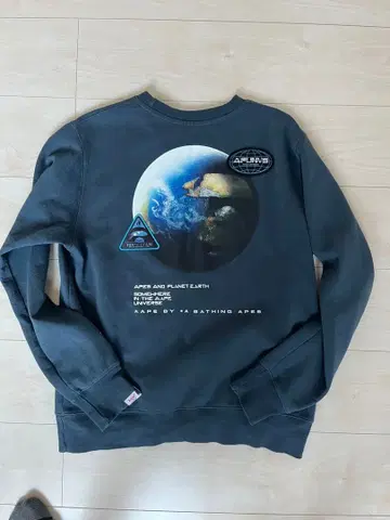 Aape 다크 그레이 트레이닝복 M 사이즈