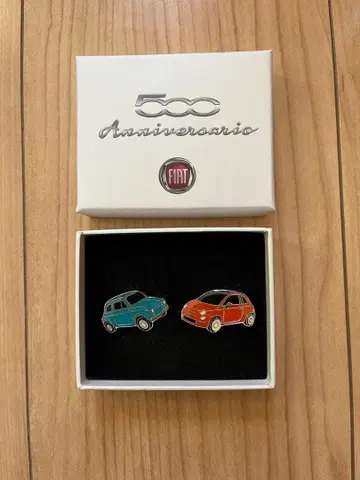 [ 새상품 미사용 ] 피아트 500 오리지널 핀 배지