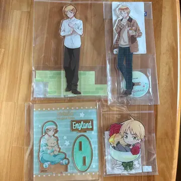 헤타리아 영국 아크릴 스탠드 4개 세트