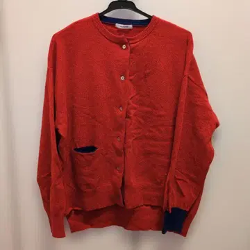 nop de nod 빨간색 니트 가디건