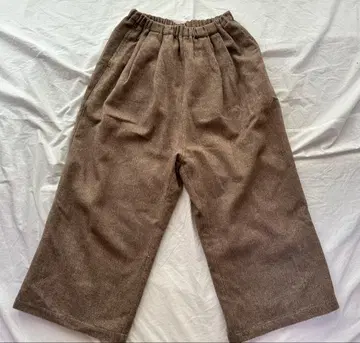 [ KELEN ] 브라운 와이드 팬츠