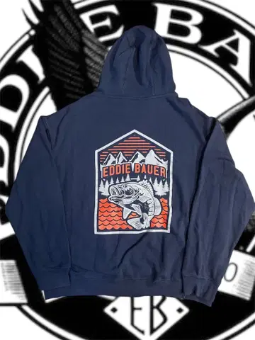 레어 Eddie Bauer 후디 후드티 XL