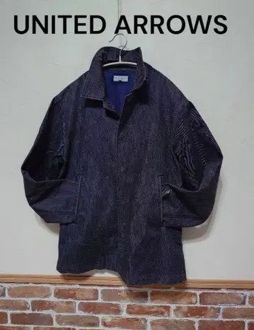 [ UNITED ARROWS ] 데님 워크 자켓 커버올 M 사이즈