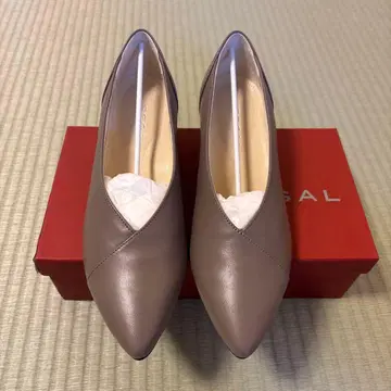 REGAL 그레이 스틸레토 펌프스 23.5cm