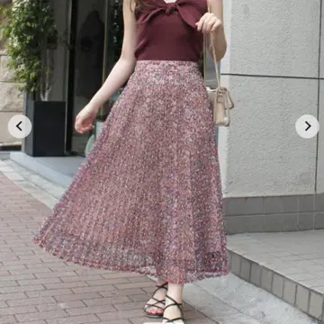 MERCURYDUO 플리츠 스커트