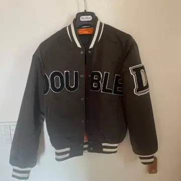 DOUBLE STANDARD 카키 바시티 자켓