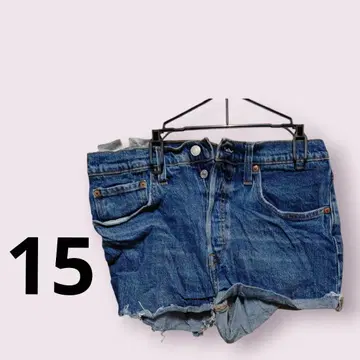 데님 숏팬츠 (15 ) 컷오프 디자인