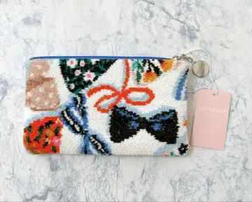 [ 새상품 미사용 ] 러브리 바이 페이러 파티 리본 파우치