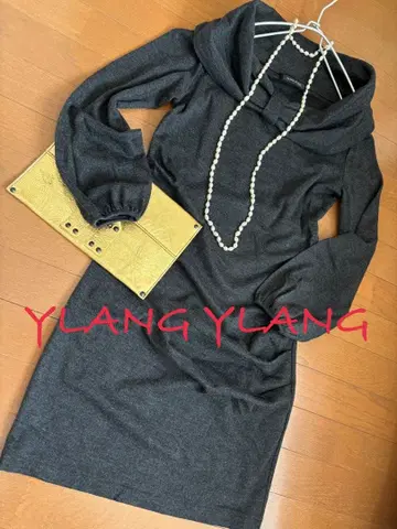 새상품급 YLANG YLANG 오프숄더 울 원피스