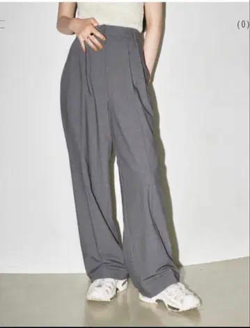 todayful Heather Tuck Trousers 38