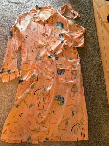 실크 100% tsumori chisato 룸웨어 핑크