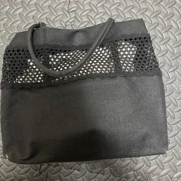 마리 클레어 블랙 메쉬 토트백