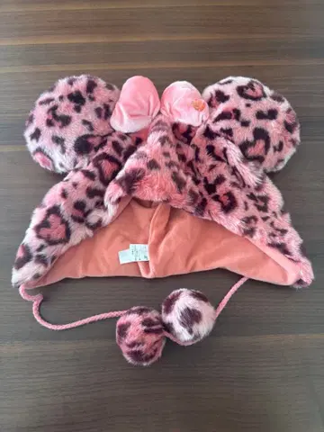 도쿄 디즈니 리조트 레오파드 무늬 모자