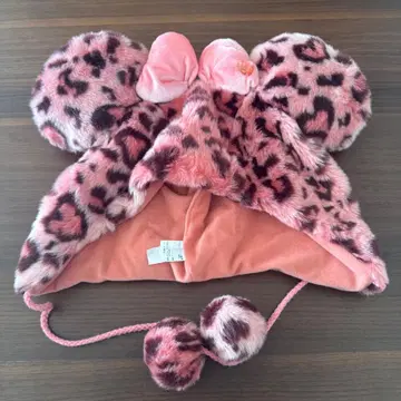 도쿄 디즈니 리조트 레오파드 무늬 모자