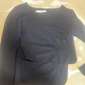 LE CIEL BLEU 블랙 긴팔 블라우스 38