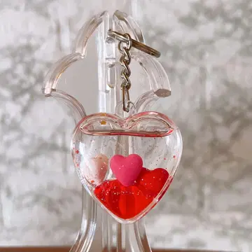 하트 오일 워터 키링