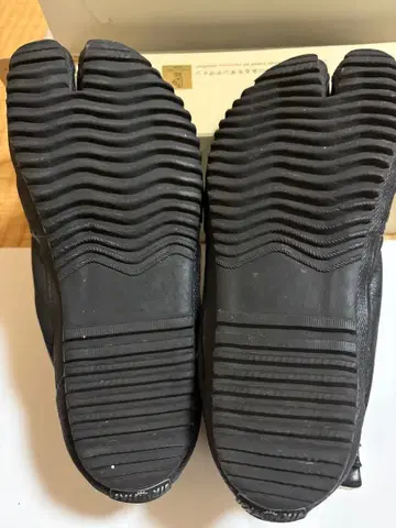 sou sou 소우소우 타비 신발 가죽 블랙 24cm