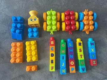 MEGA BLOKS ABC 뮤지컬 트레인 메가블록