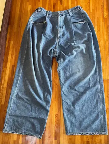 저널 스탠다드 랙스 블루 와이드 팬츠 허리밴딩