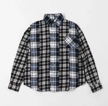 harapeco 하라페코 상점 Rebuild Shirts - 블루