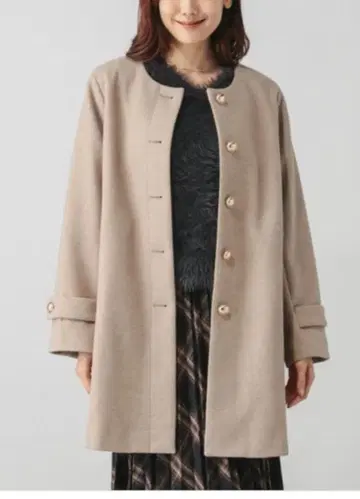 새상품 미사용 택 포함 GLOBAL WORK 가벼운 스트레치 크루 코트