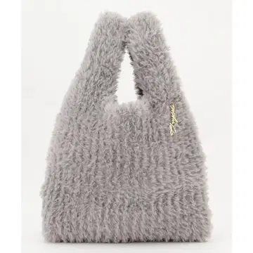 ANY SIS 애니시스 후와모코 인조 모피 백 라이트 베이지