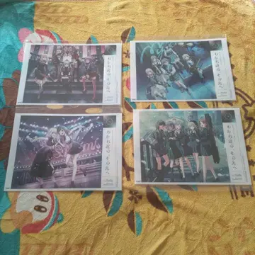 [점포 특전만] 클리어 포스터 4종류 [갈림길의, 그 앞으로]