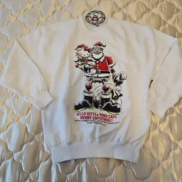 헬로 키티 & 로보 캡틴 크리스마스 맨투맨