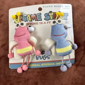 유니버셜 스튜디오 세서미 스트릿 배지 세트 TWIDDLE BUGS