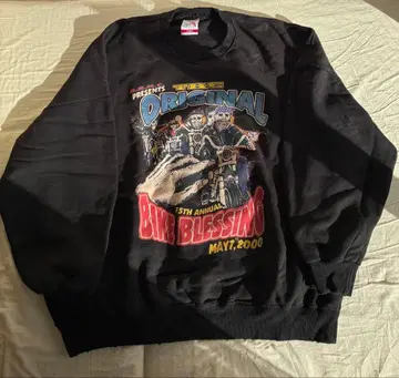 TOH 구제 의류풍 데미지 가공 맨투맨