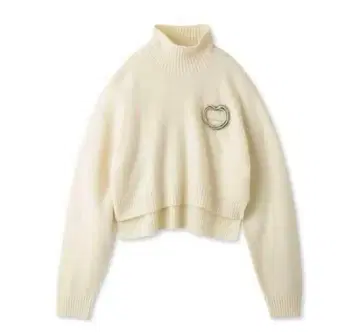 snidel 숏 브로치 니트