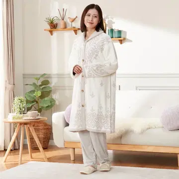 오오츠모리 흡습 발열 핫텍스 포근포근 모코모코 팬시얀 입는 담요