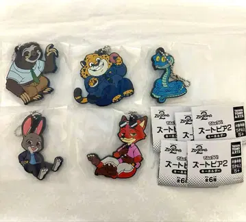 주토피아2 데포라바! 키링 가챠 닉 주디 게리